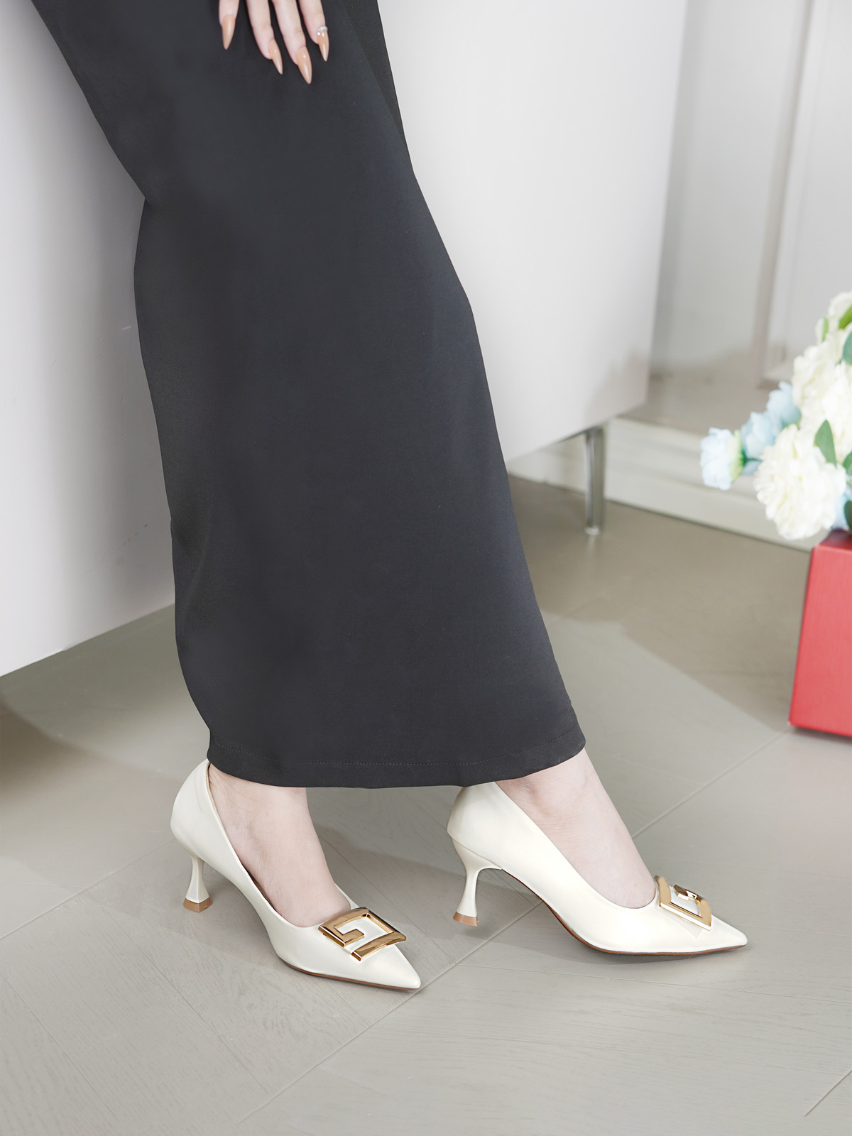 รองเท้าส้นสูงผู้หญิง DL0552