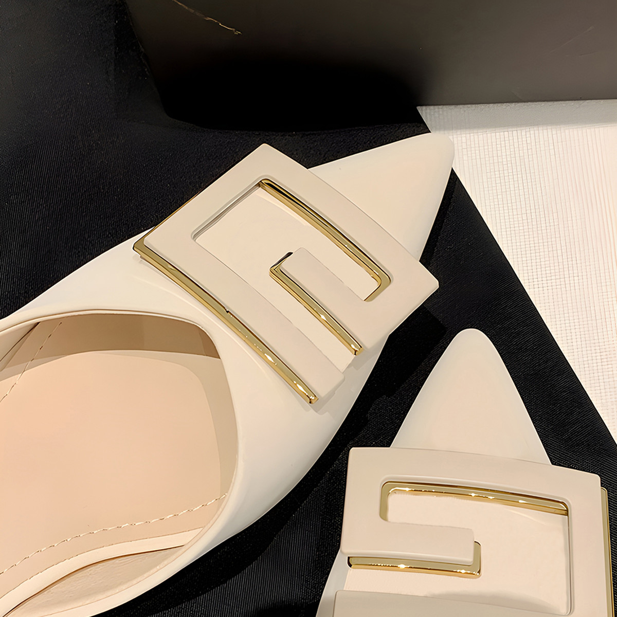 รองเท้ามิวล์ส้นสูง AA0353