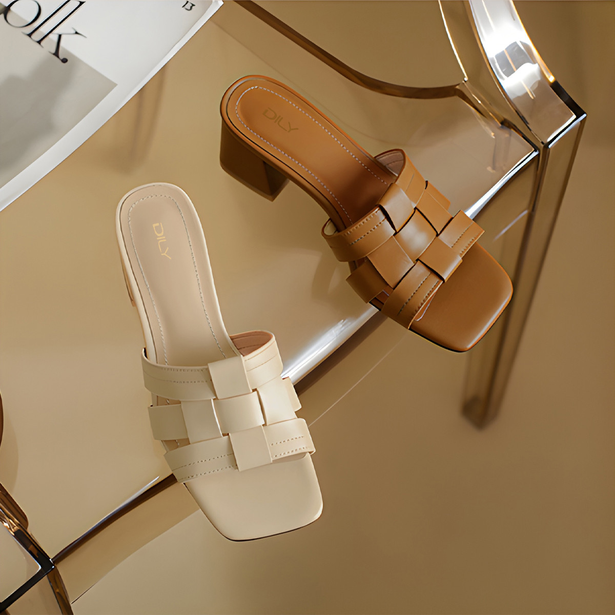 รองเท้าเปิดส้นส้นสูง AA0392