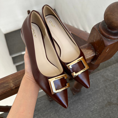 สีสัน: น้ำตาล / Size : 37