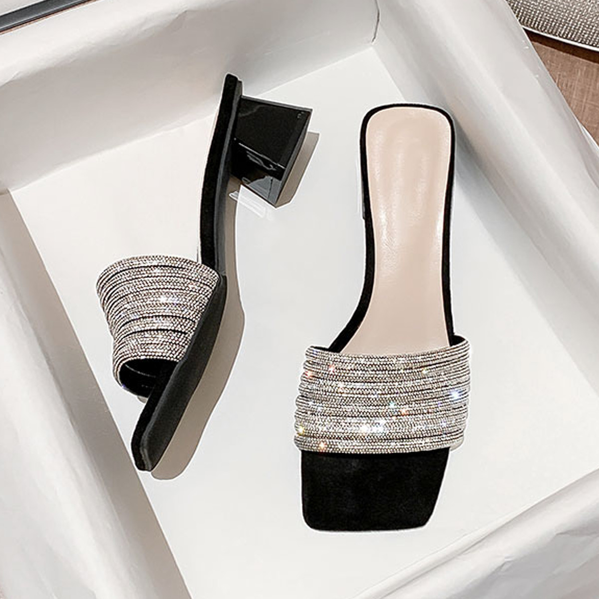 รองเท้าเปิดส้นส้นสูง AA0308