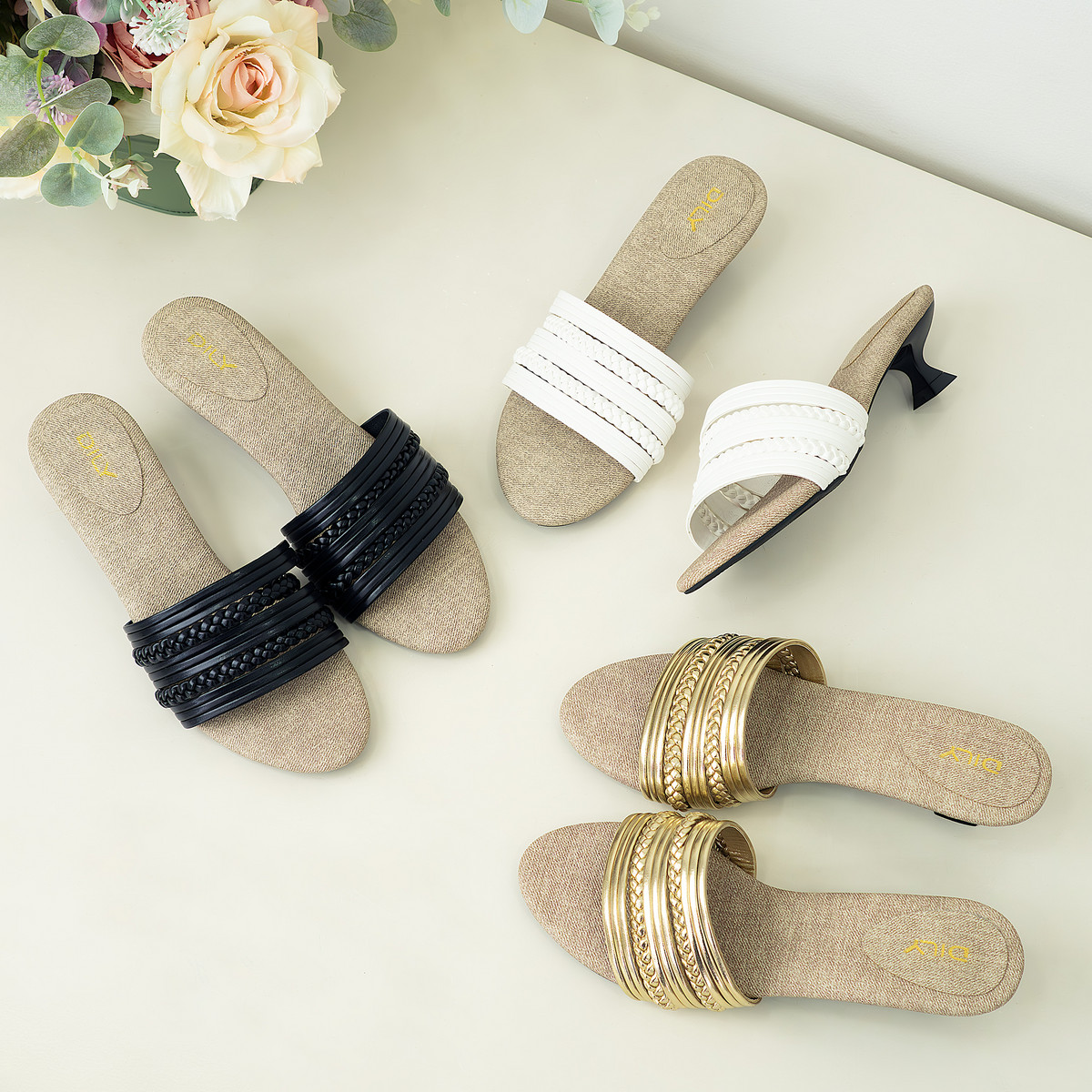 รองเท้าแตะส้นสูง DL0613