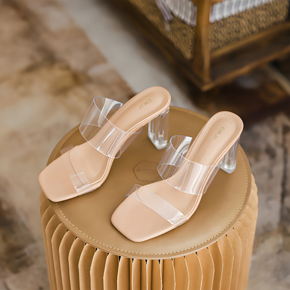 รองเท้าเปิดส้นส้นสูง AA0396