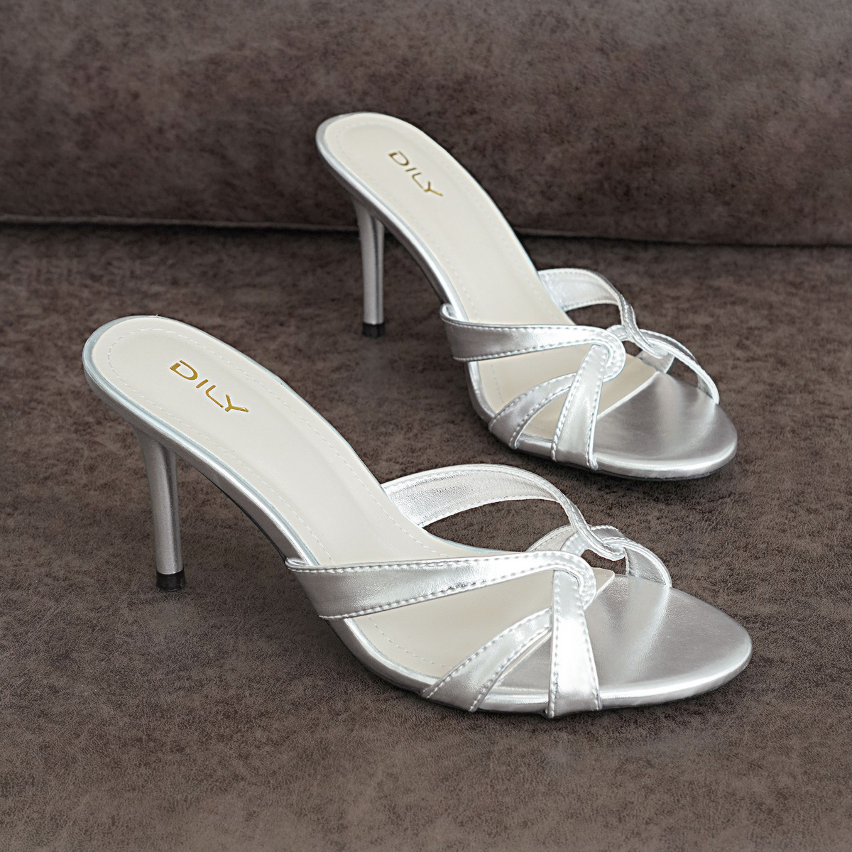 รองเท้าเปิดส้นส้นสูง DL0609