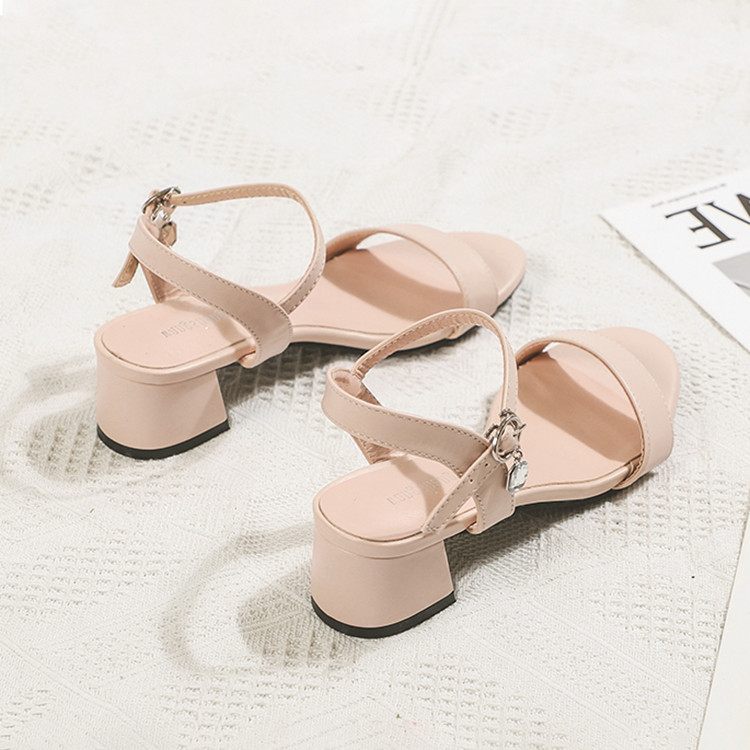 รองเท้าส้นสูงแบบเปิดหน้า AA0295