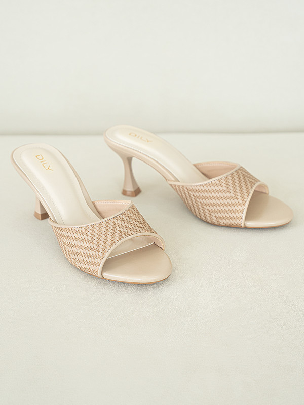 รองเท้าเปิดส้นส้นสูง DL0652