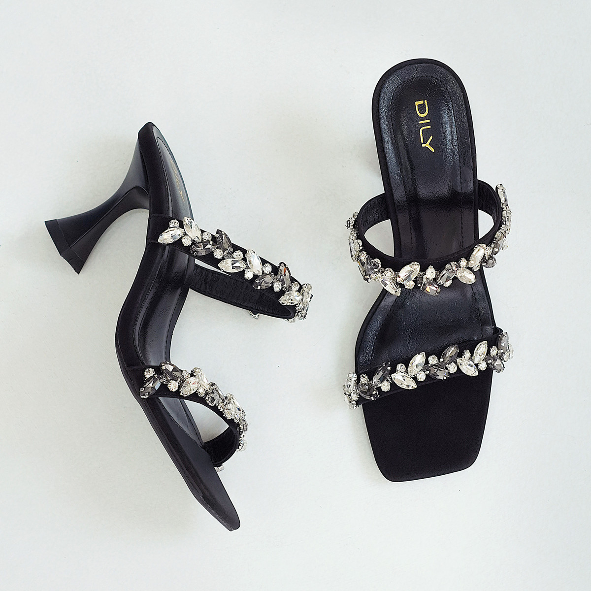 รองเท้าเปิดส้นส้นสูง DL0601