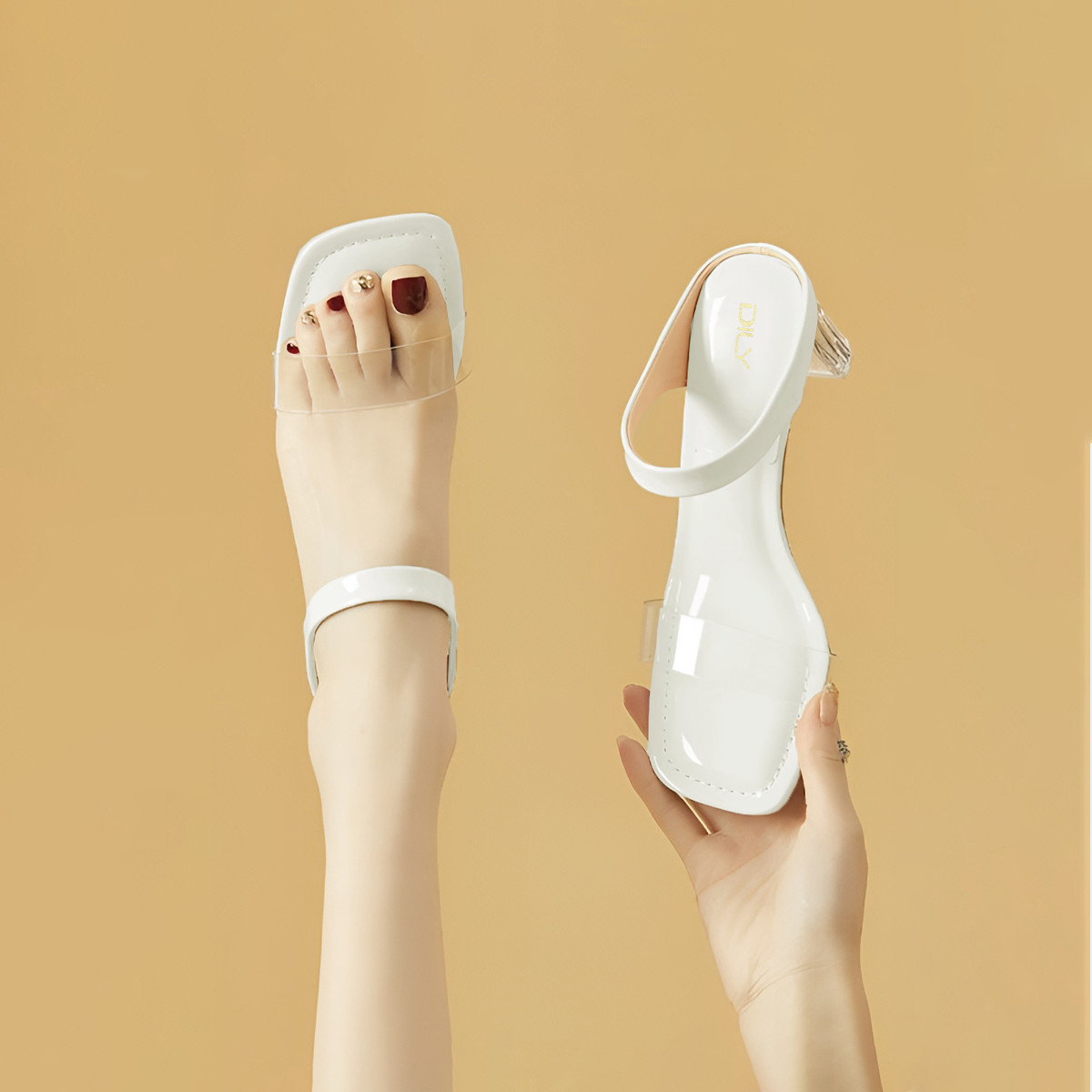 รองเท้าเปิดส้นส้นสูง AA0399