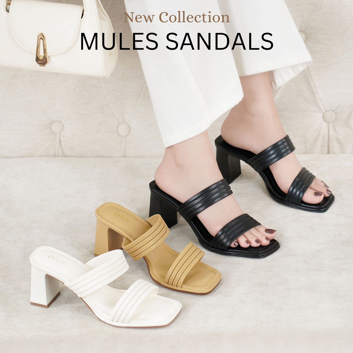 รองเท้าเปิดส้นส้นสูง AA0422