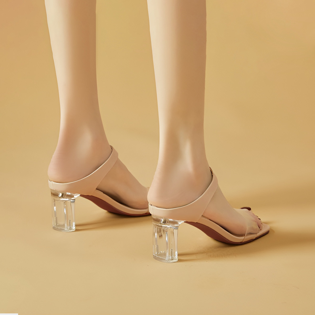 รองเท้าเปิดส้นส้นสูง AA0399