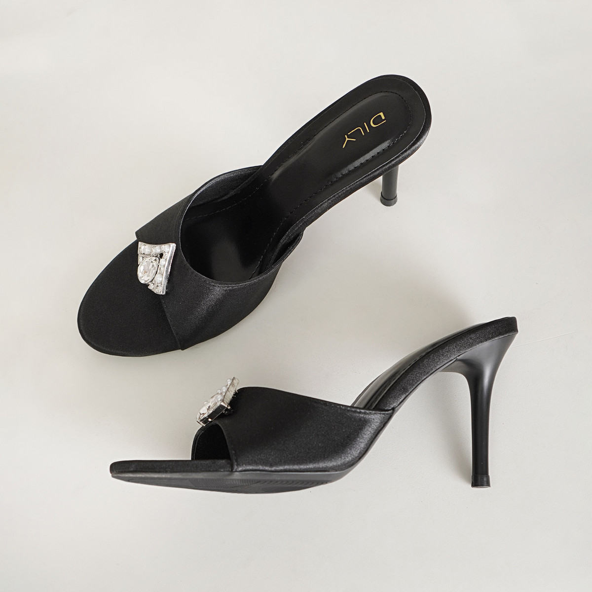 รองเท้าเปิดส้นส้นสูง DL0542