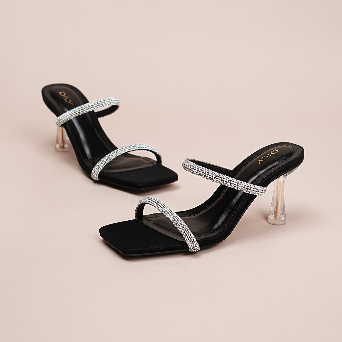 รองเท้าเปิดส้นส้นสูง DL0527