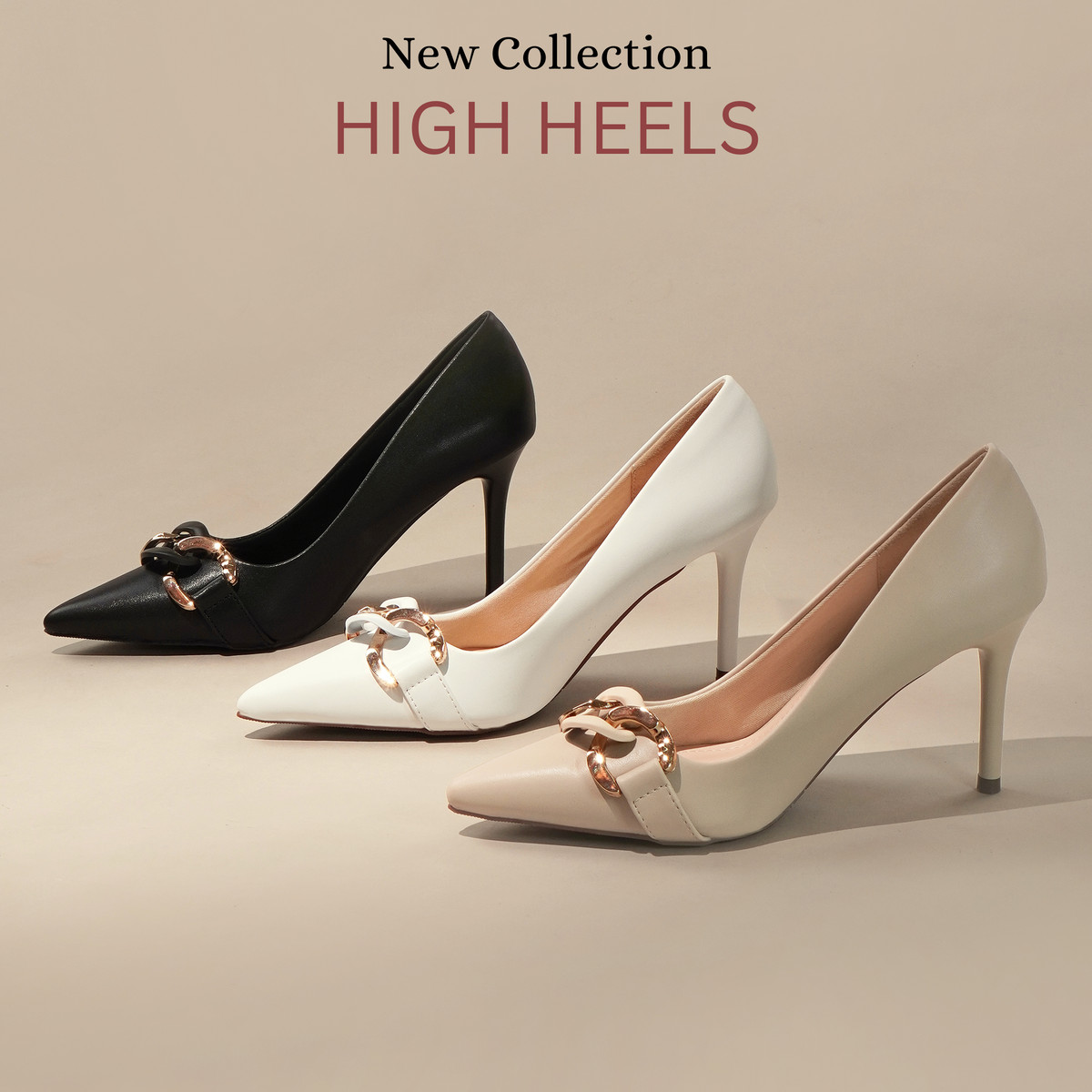 รองเท้าส้นสูงปลายแหลม AA0451