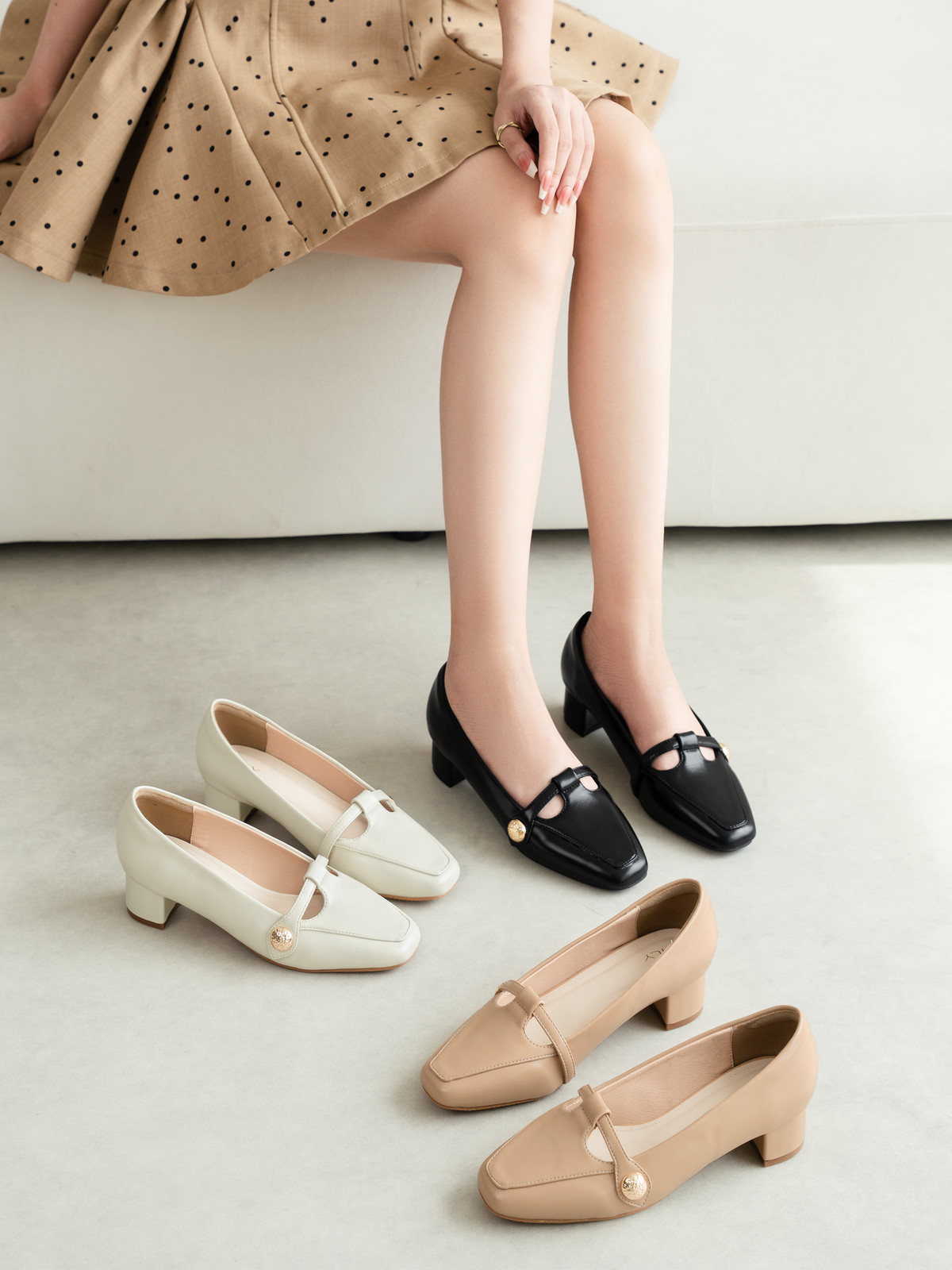 รองเท้าปิดหน้าเท้า DL0637