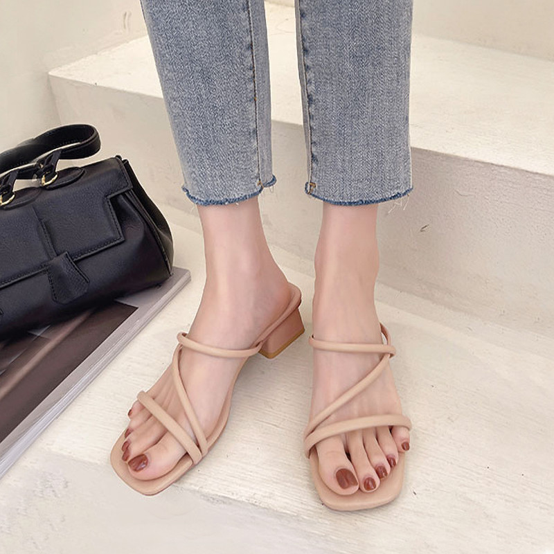 รองเท้าเปิดส้นส้นสูง AA0290