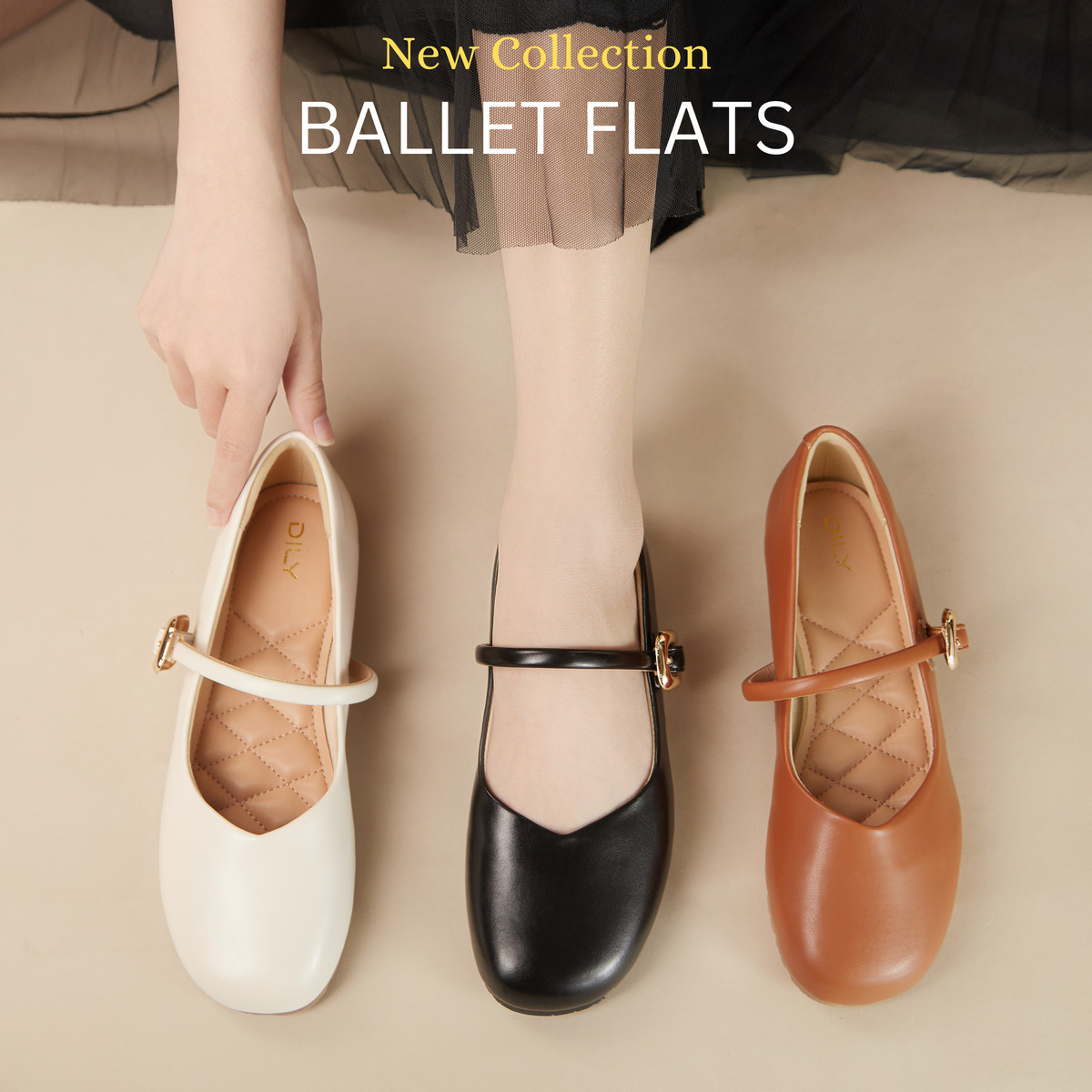 รองเท้าบัลเล่ต์ AA0438