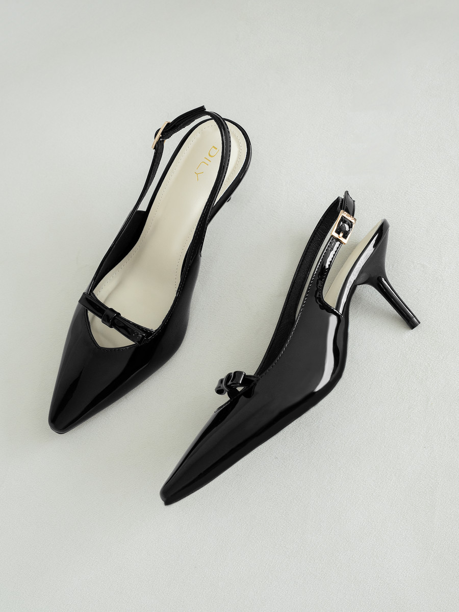 รองเท้าสลิงแบ็ค DL0645 Black