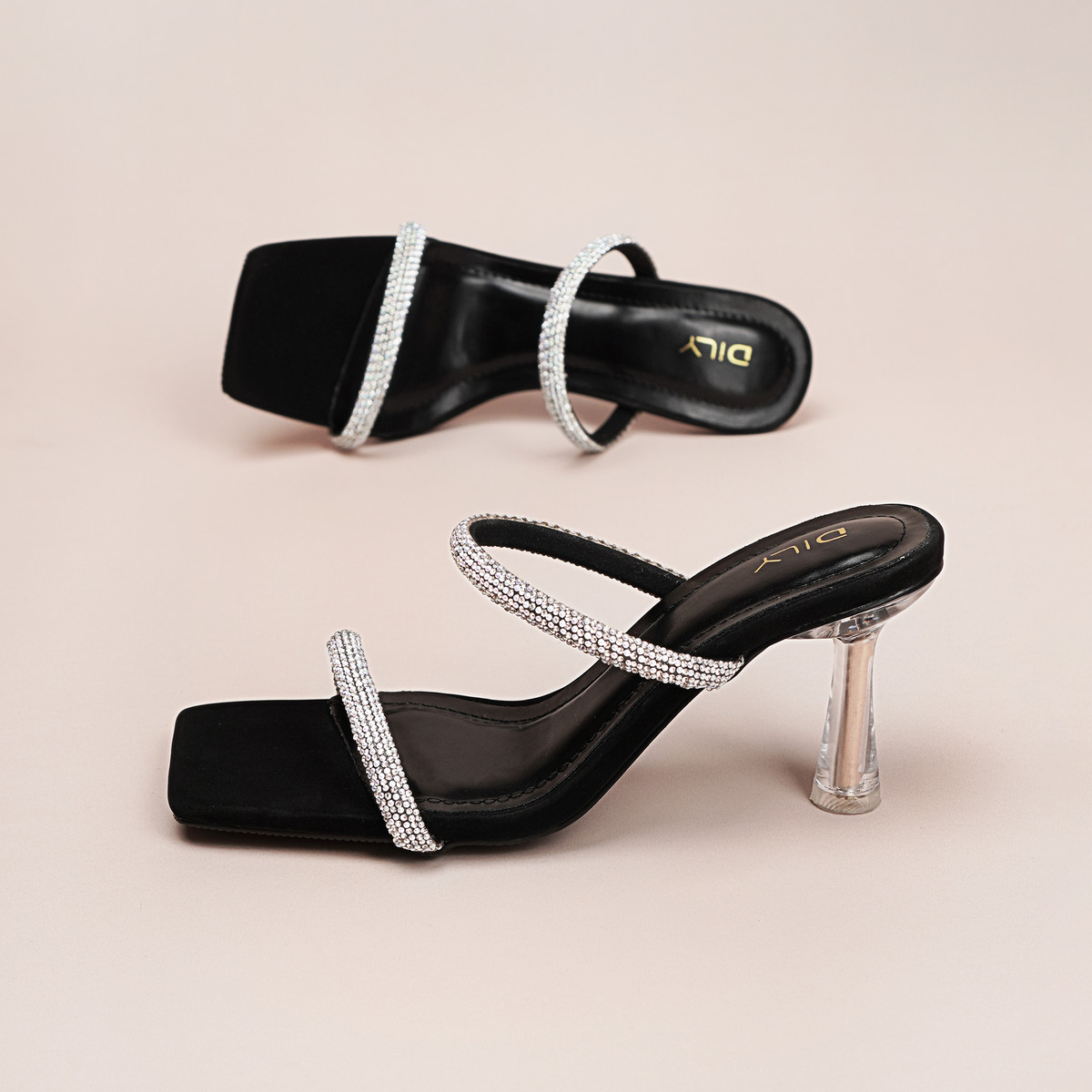 รองเท้าเปิดส้นส้นสูง DL0527