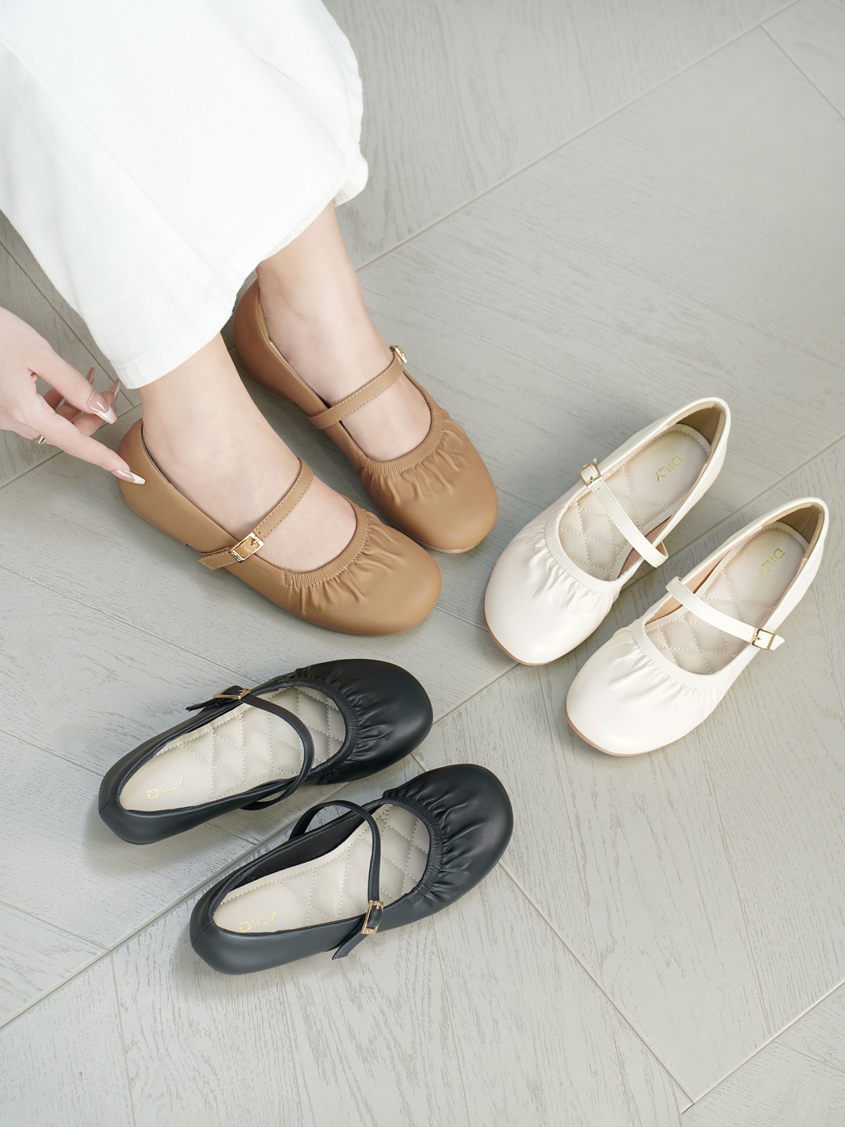 รองเท้าบัลเล่ต์ DL0596