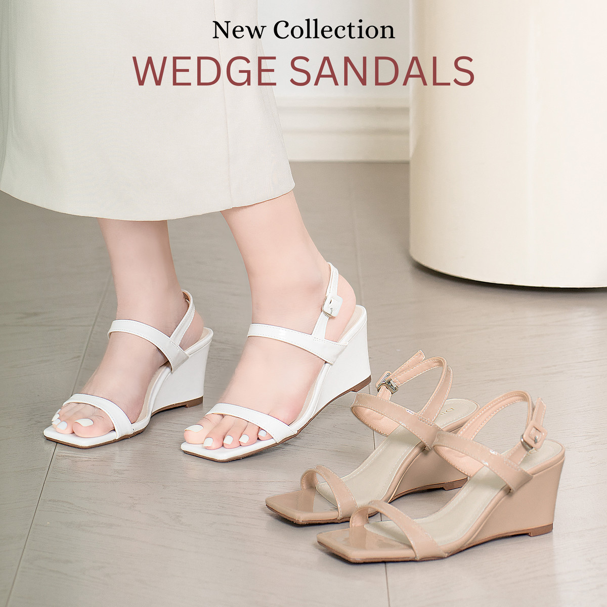 รองเท้าส้นสูงแบบเปิดหน้า AA0418