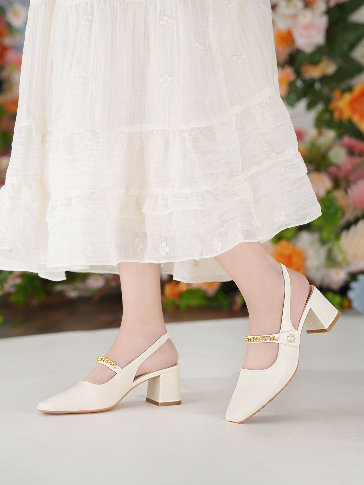 รองเท้าสลิงแบ็ค DL0554