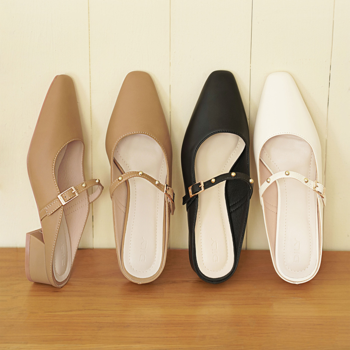 รองเท้าเปิดส้นส้นสูง DL0588